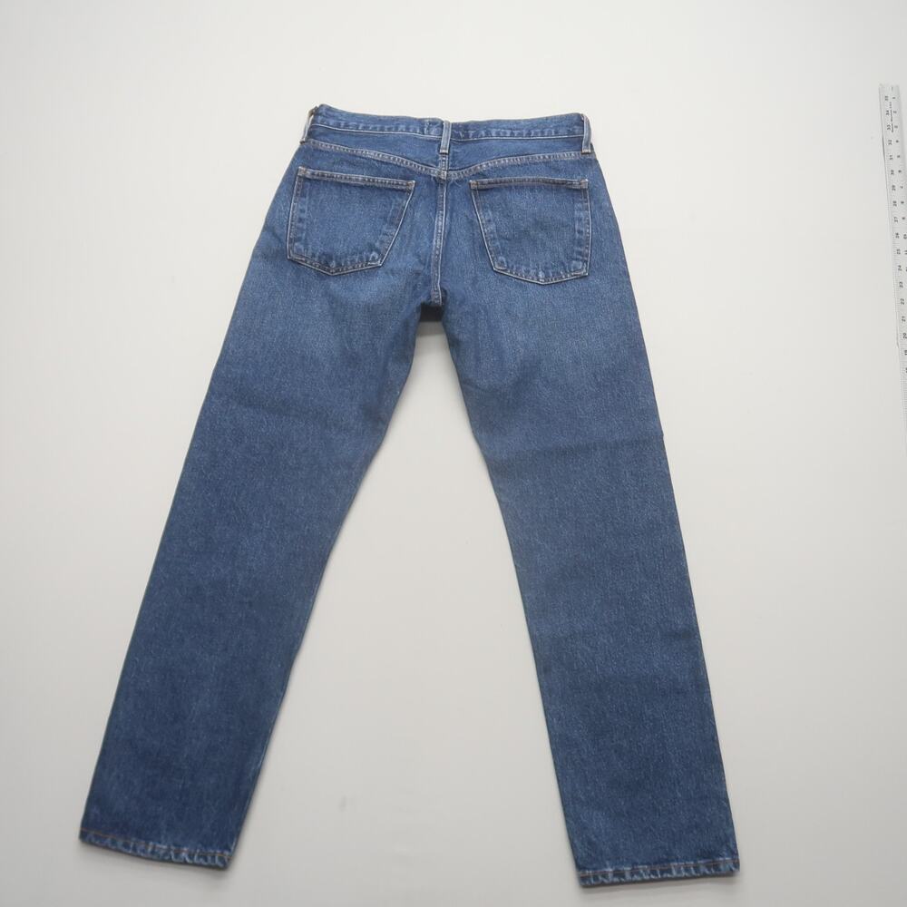 AGOLDE Parker Long Low Slung Vintage Straight Jeans in Placebo 27 - Picture 5 of 14